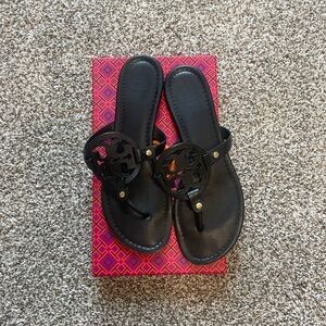 Tory Burch Miller Black Sandals